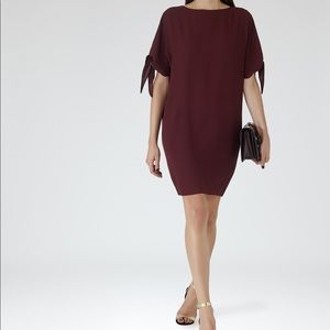 Reiss Georgie Tie Sleeve Dress